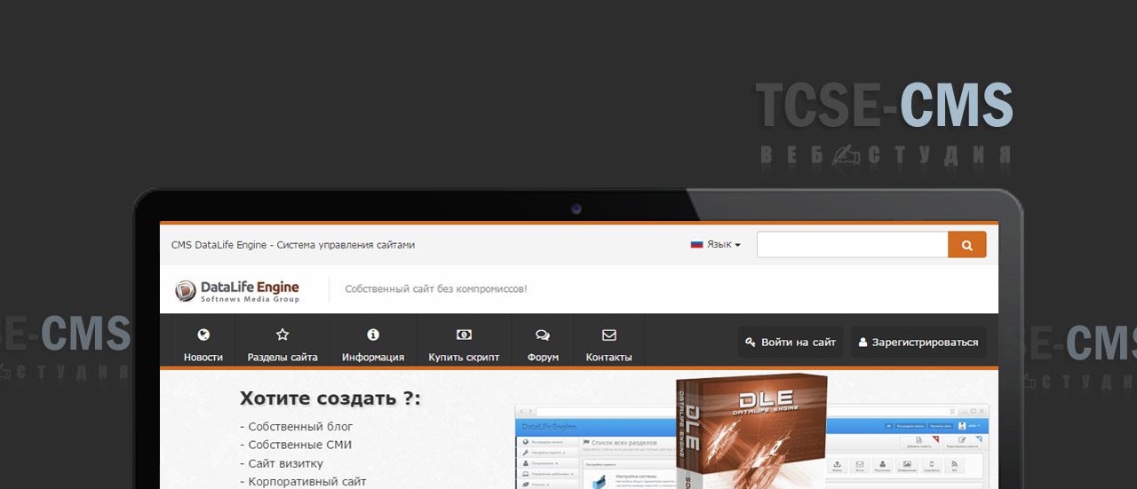 Почему вы разрабатываете сайты на DLE?